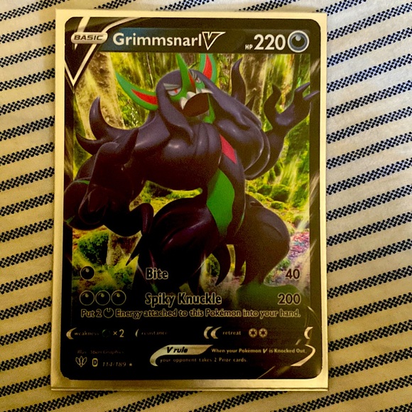 Pokemon | Toys | Basic Grimmsnarl V 14189 | Poshmark